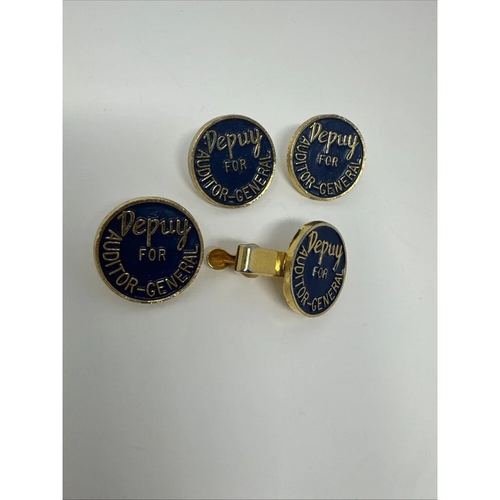 4x Deputy Auditor General Political Election Tie Bar Clip Pin Ba1968 PA